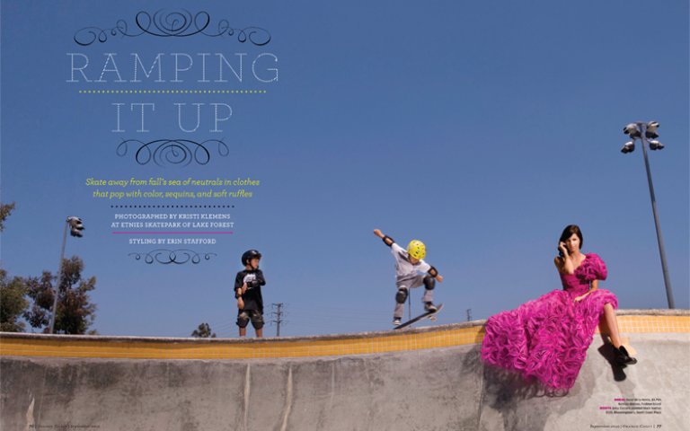 Orange Coast Magazine, Fall Fashion: Photographed by Kristi Klemens