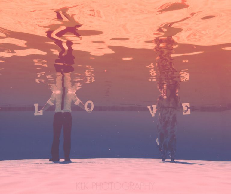 Underwater Engagement Session by KLK Photography
