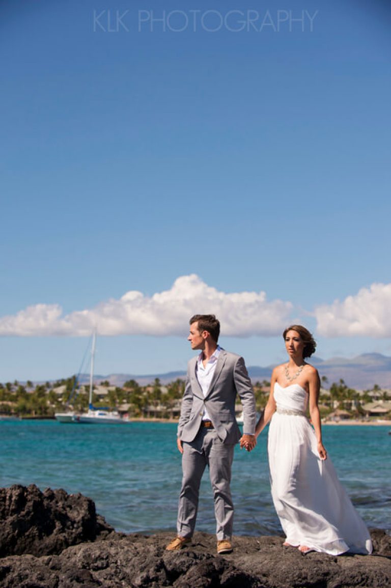 Kona Hawaii Wedding Photographer | Kristin & Garrett Waikoloa Wedding Teasers!