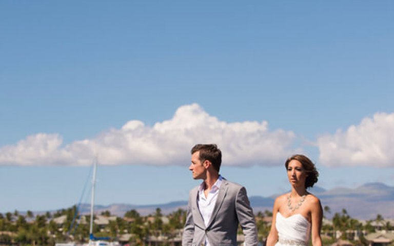 Kona Hawaii Wedding Photographer | Kristin & Garrett Waikoloa Wedding Teasers!