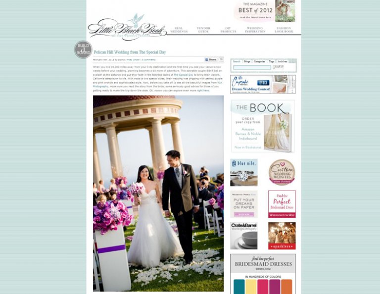 Pelican Hill Wedding featured on Style Me Pretty | Newport Coast Photographer | KLK Photography