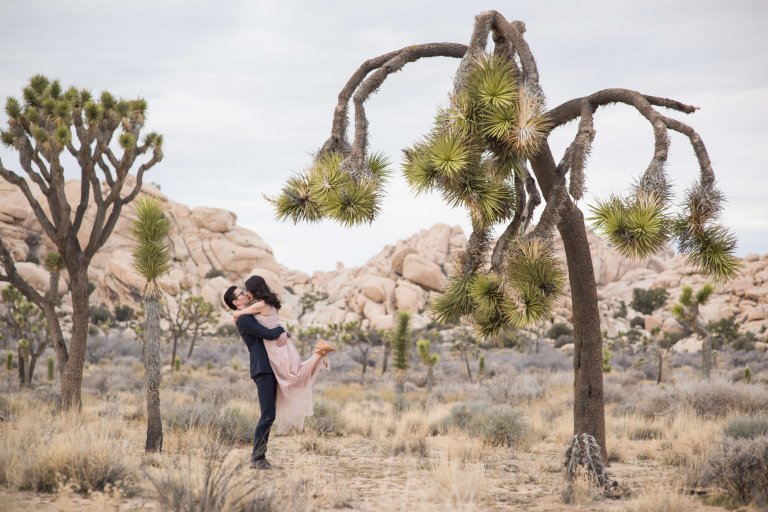 Claudia & Sibiao | Joshua Tree Engagement Shoot